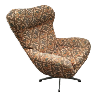 Swivel Armchair Chair UP ZAVODY Mid Century 70s Czechoslovakia