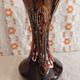 Vintage Vallauris Vase with Drip Glaze – Hand Decorated – 1950s/60s