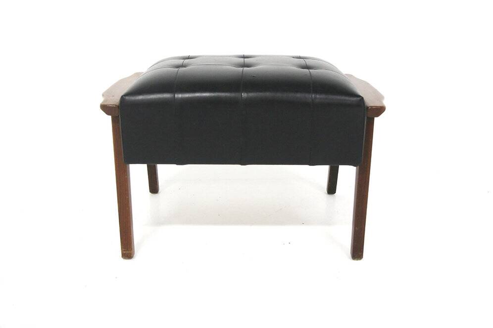 Scandinavian teak footstool, Sweden, 1960