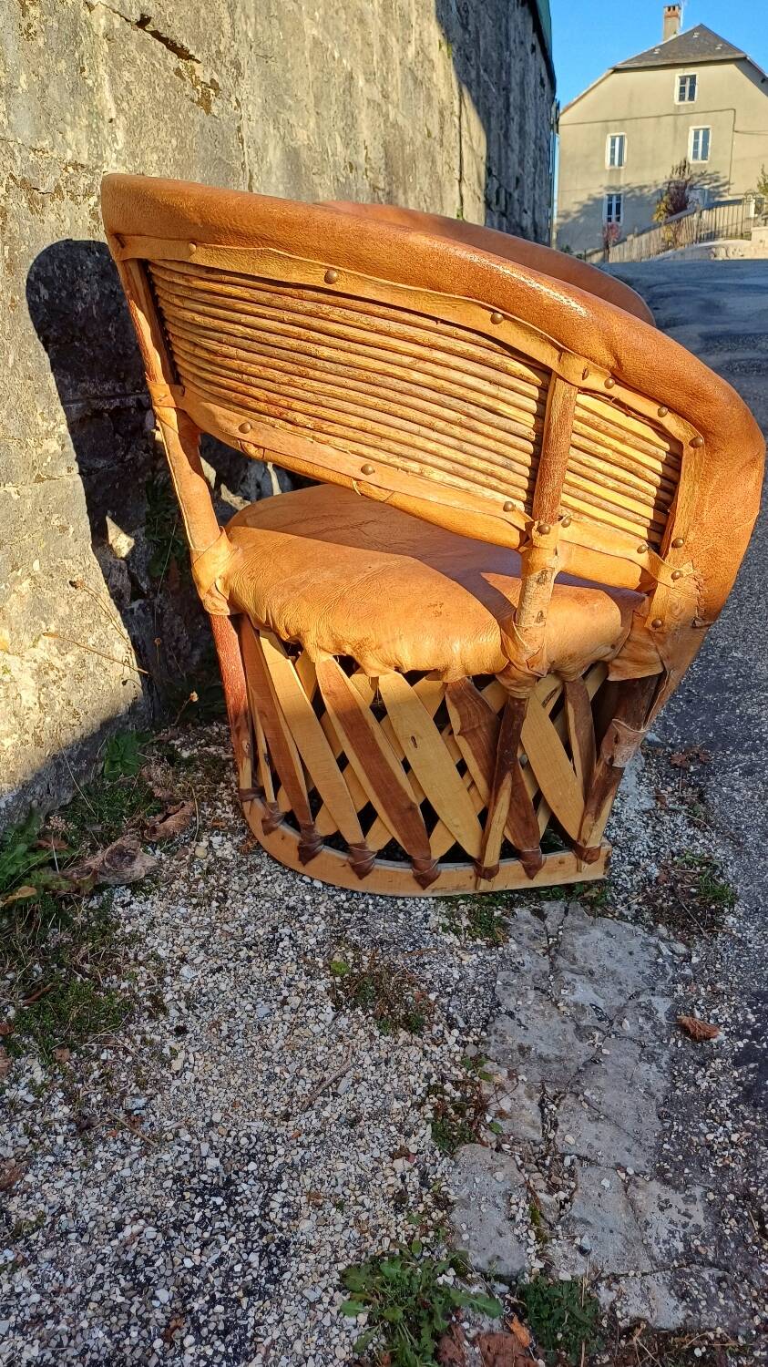 Pair of Mexican armchairs