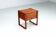 Scandinavian modern storage cabinet in teak with sled base Denmark 1960