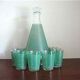 Carafe service and 8 glasses