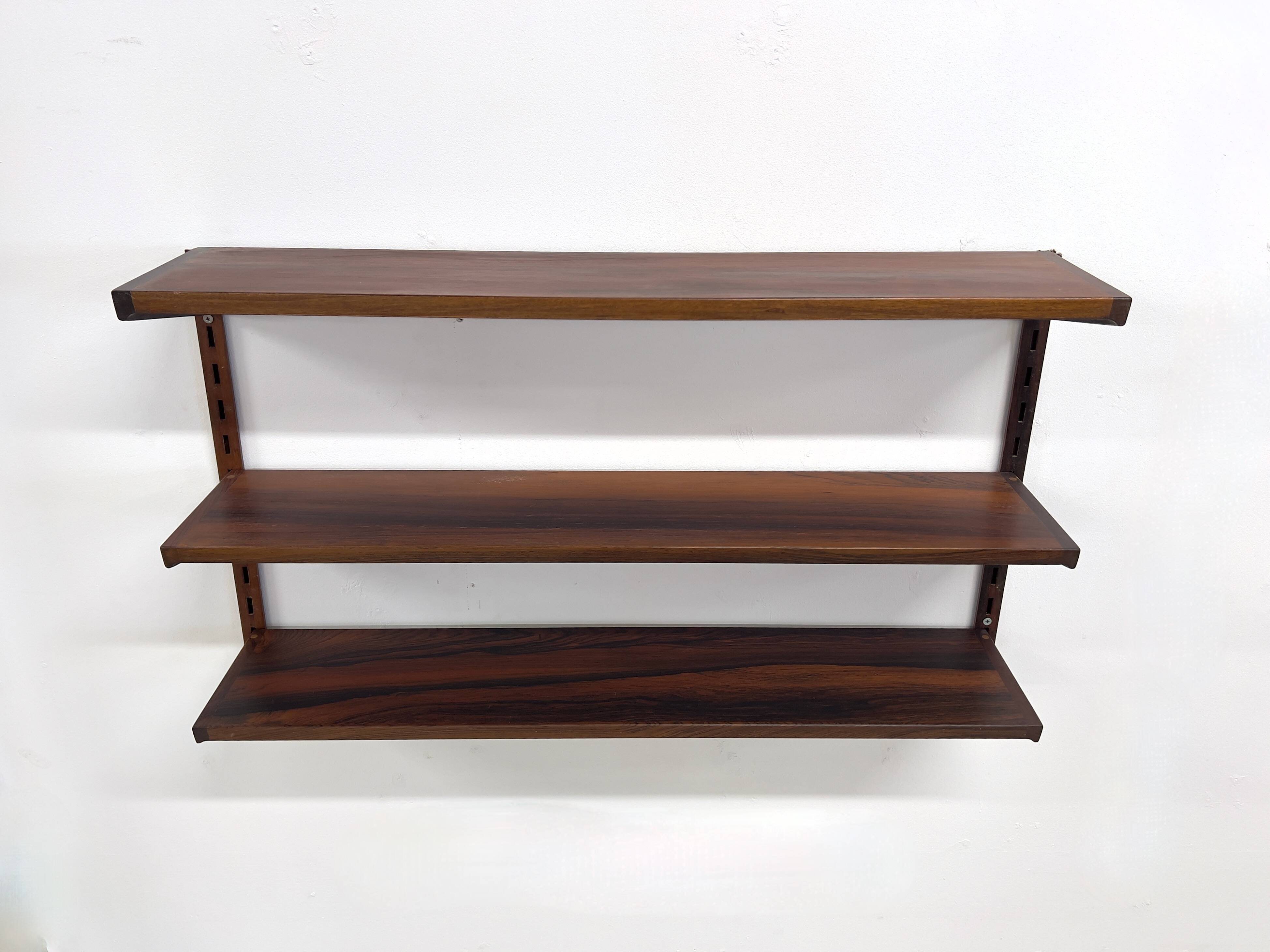 Rosewood Shelves By Kai Kristiansen For Feldballes