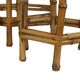 Vintage Set of 3 Bamboo and Rattan Side Tables / Nesting Tables – Boho Styl