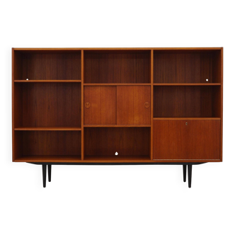 Teak bookcase, Danish design, 1970s, production: Denmark