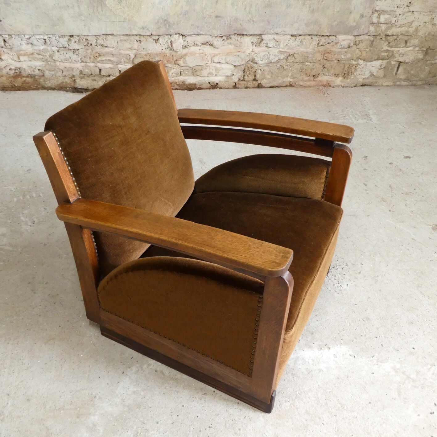 Modernist art deco armchair