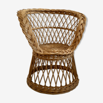 Vintage wicker child chair