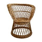 Vintage wicker child chair