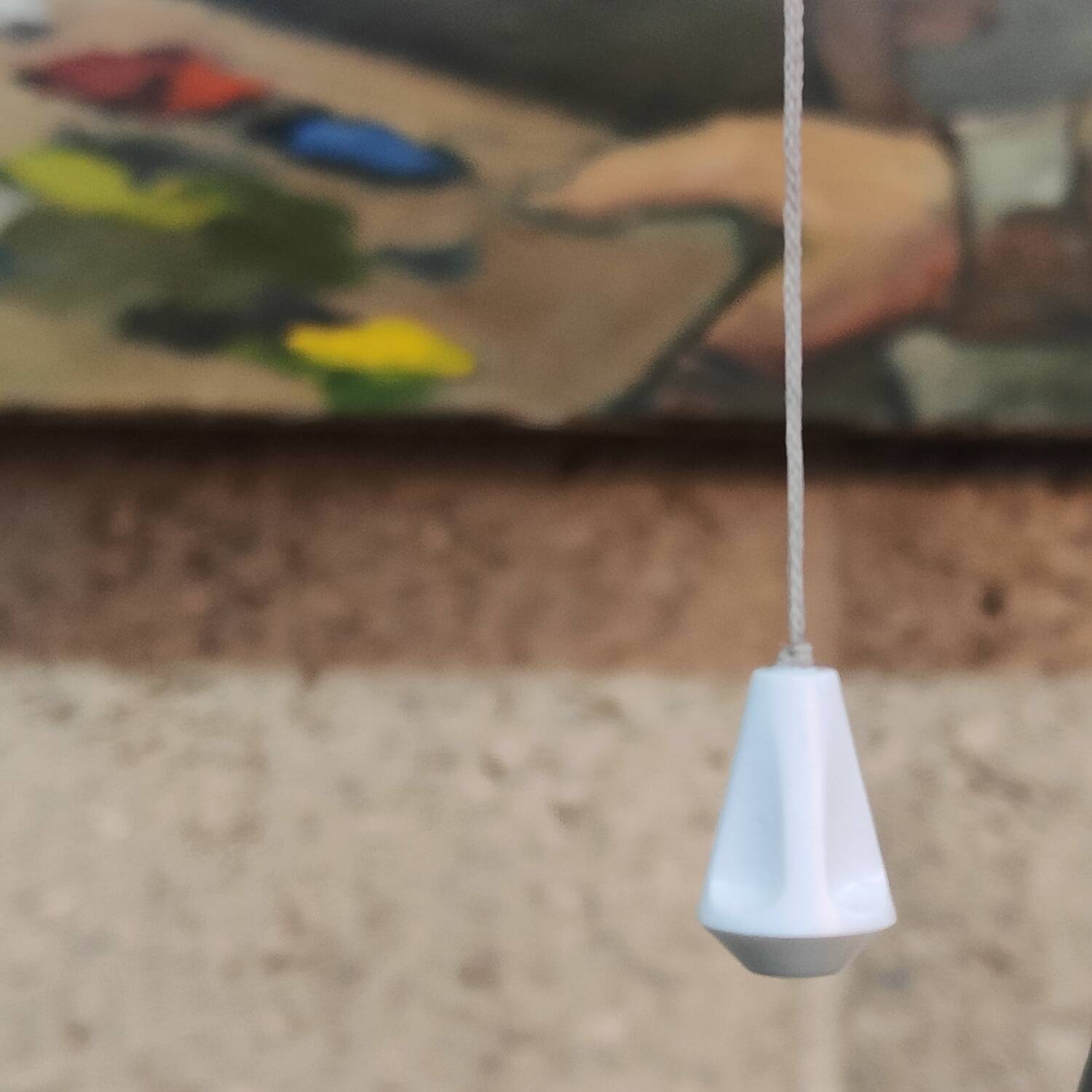 Pair of opaline lamp Space age Czech 1970