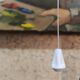 Pair of opaline lamp Space age Czech 1970