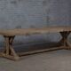 Farmhouse table – Cross model – 300 x 100 cm – Solid antique oak