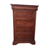 Chest 5 drawers in Cherry