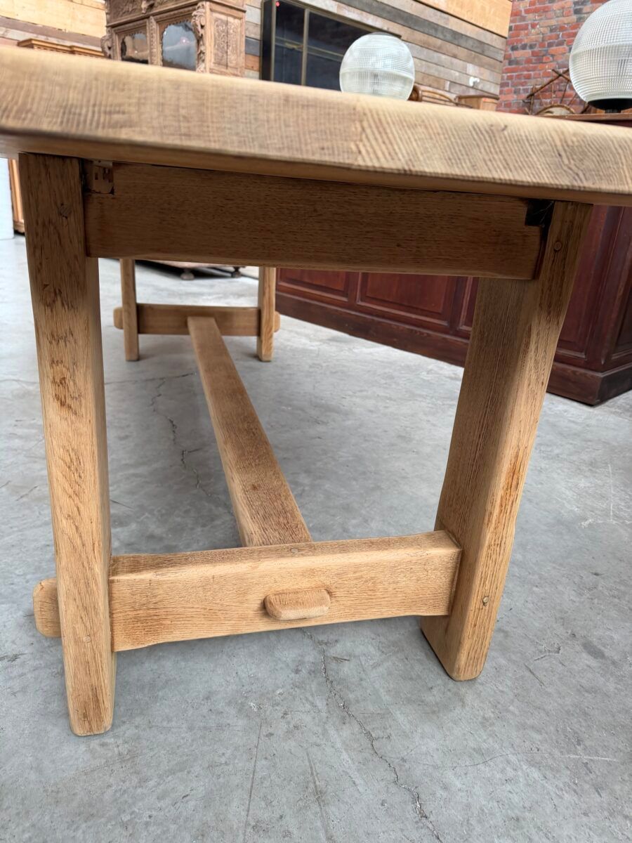 Table de ferme en chêne massif