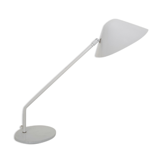 Lampe de bureau Hala en métal blanc, Pays-Bas des années 1970