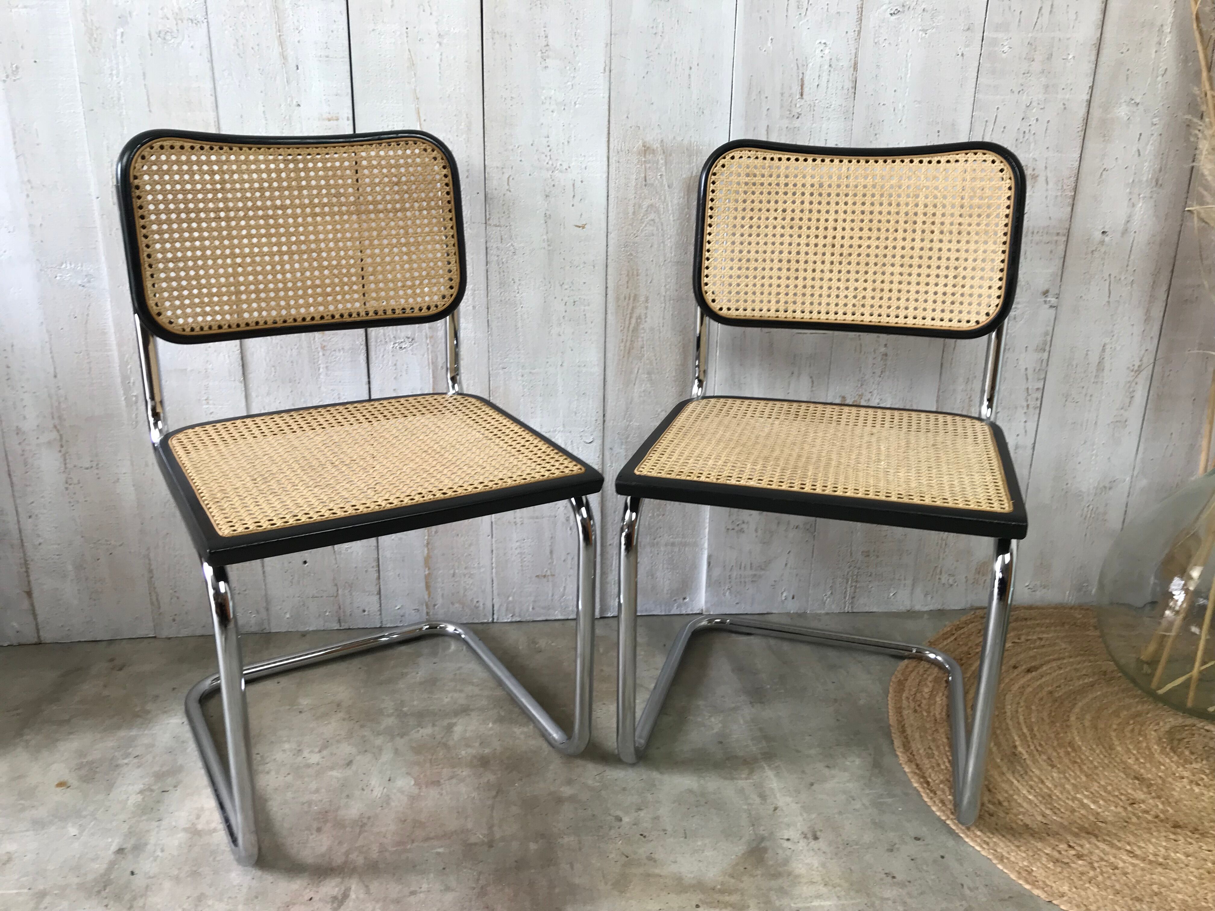 Pair of chairs B32 Breuer