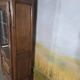 Petite vitrine en chêne une porte