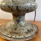 Pair of vintage 1970s stoneware lamps