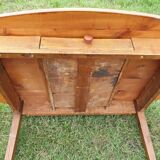 Oval cherry farmhouse table