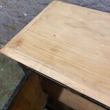 Vintage Parisian black patinated buffet