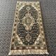 Vintage Turkish Carpet with Medallion Design 134 X 66 cm