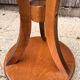 Art Deco plant stand guéridon with 3 tiers – curved oak, 1930s elegance