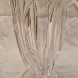 Vase vintage en cristal