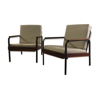 Pair of scandinavian armchairs