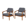 Paire de fauteuils scandinave  de Folke Ohlsson pour Dux 1960