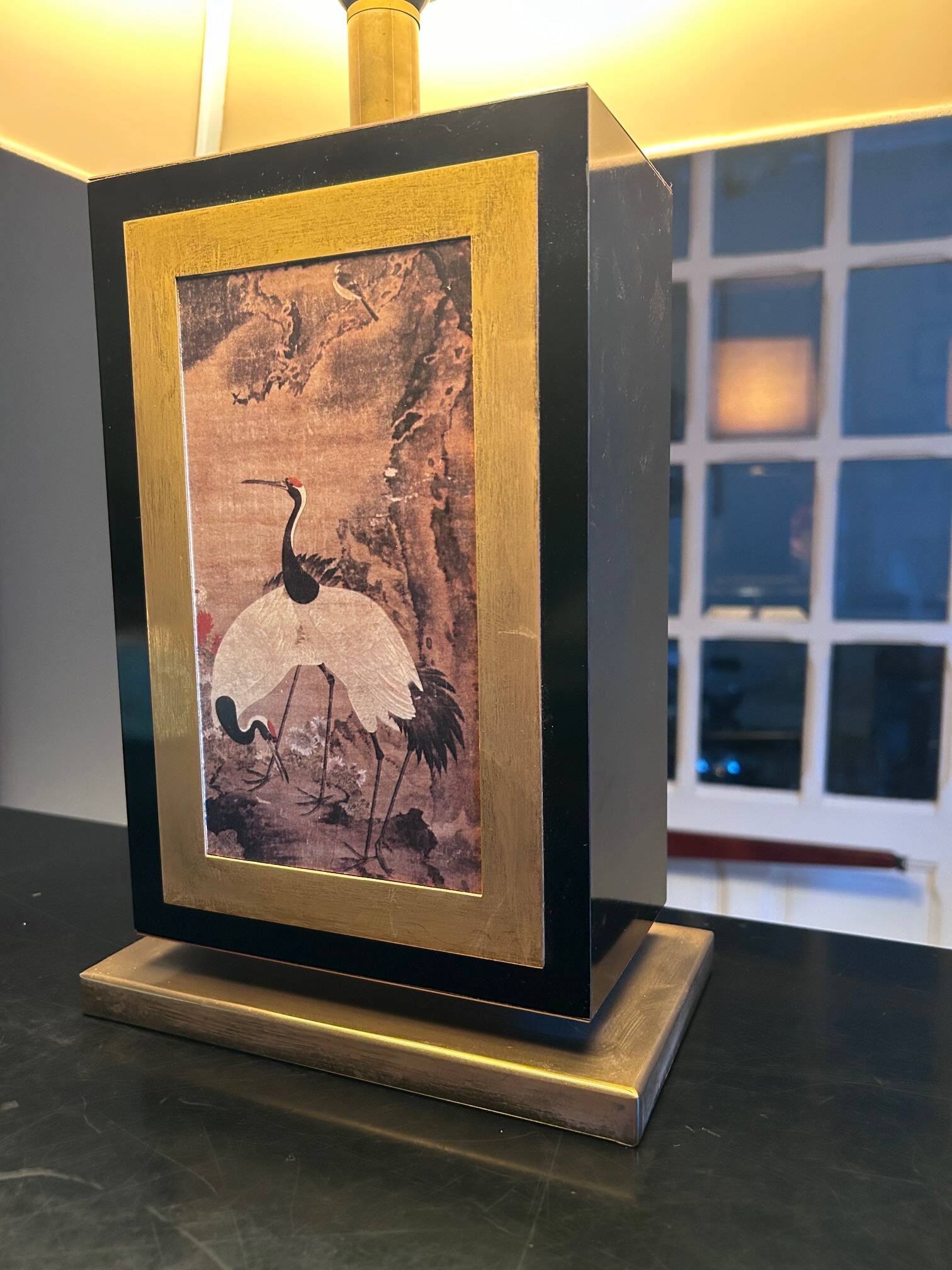 large asian pagoda lamp