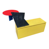 De Stijl-Inspired Desk by Peter Maly for Interlübke – Duo Series, 1980s