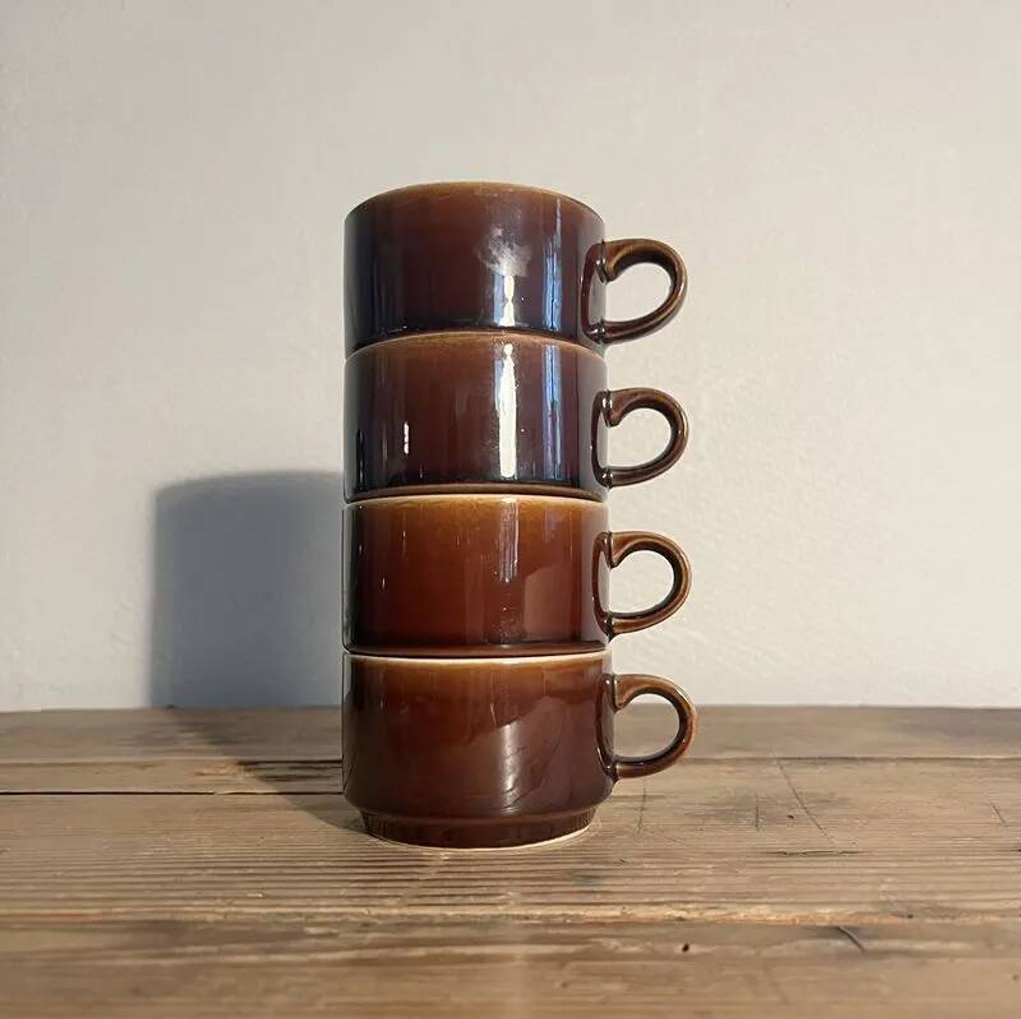 Retro coffee cups