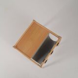 Danish side table with magazine holder by S.P. Jensen for BRDR Furbo, 1960s