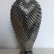 High Art Deco style metallic vase