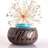 Mid-century modern studio art ceramic vase by Inger Persson for Rörstrand, Sweden, 1970s