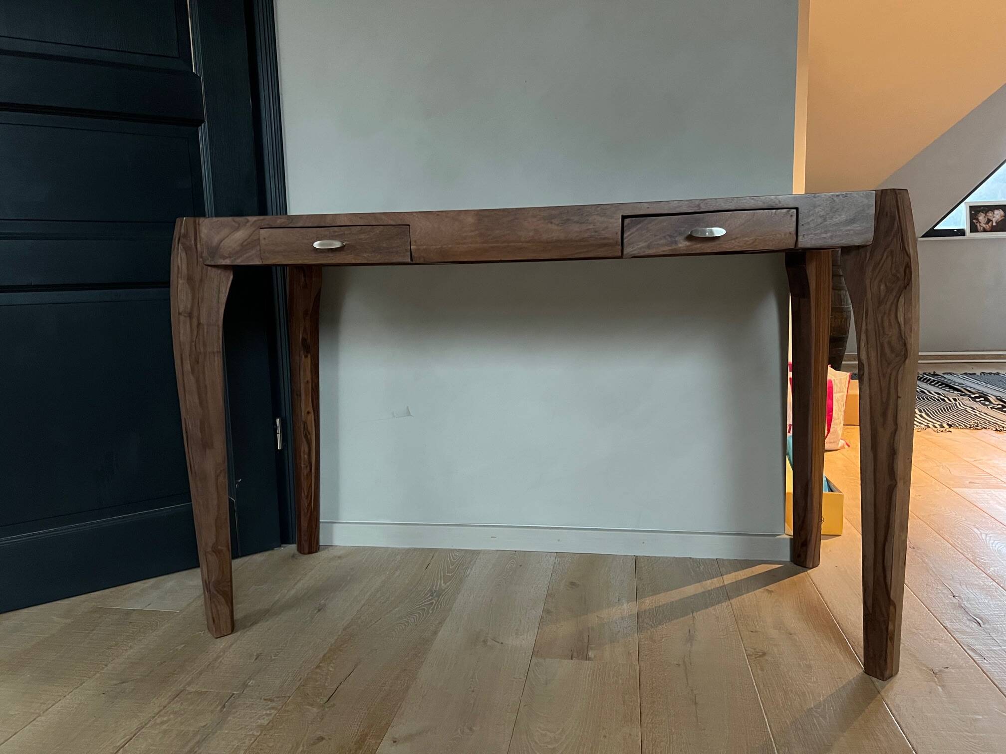 Solid rosewood console
