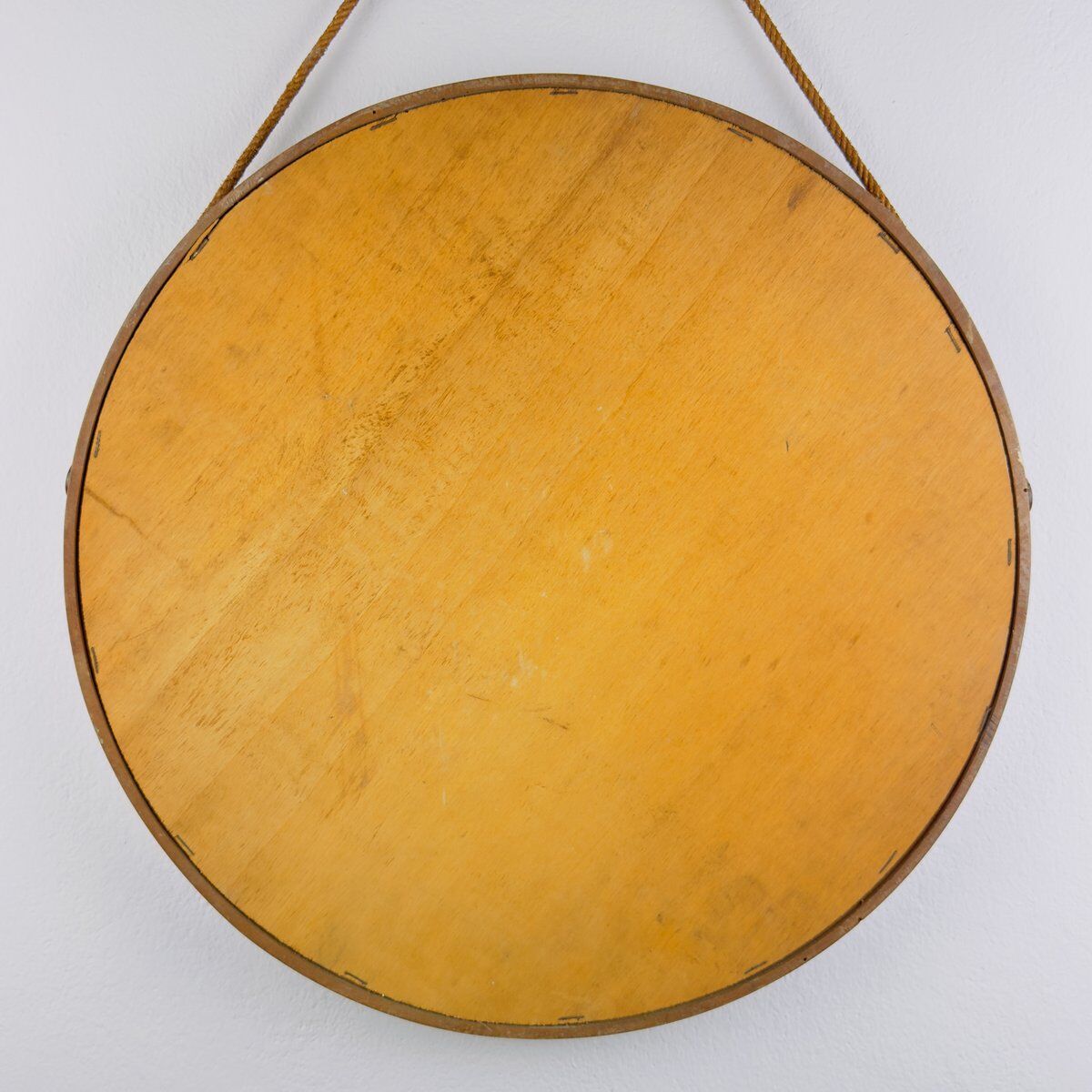 Mid-century wall mirror in teak, Italy, 1960s