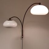 Space Age mushroom doublet arc wall lamp with , Dijkstra 1970s