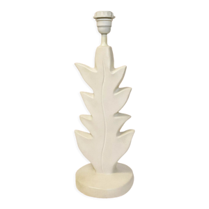 Pied de lampe feuillage