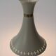 Light Grey Metal Pendant Lamp – Diabolo Shape, Scandinavia, 1960s