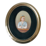 Portrait of a young girl - Medallion nineteenth century