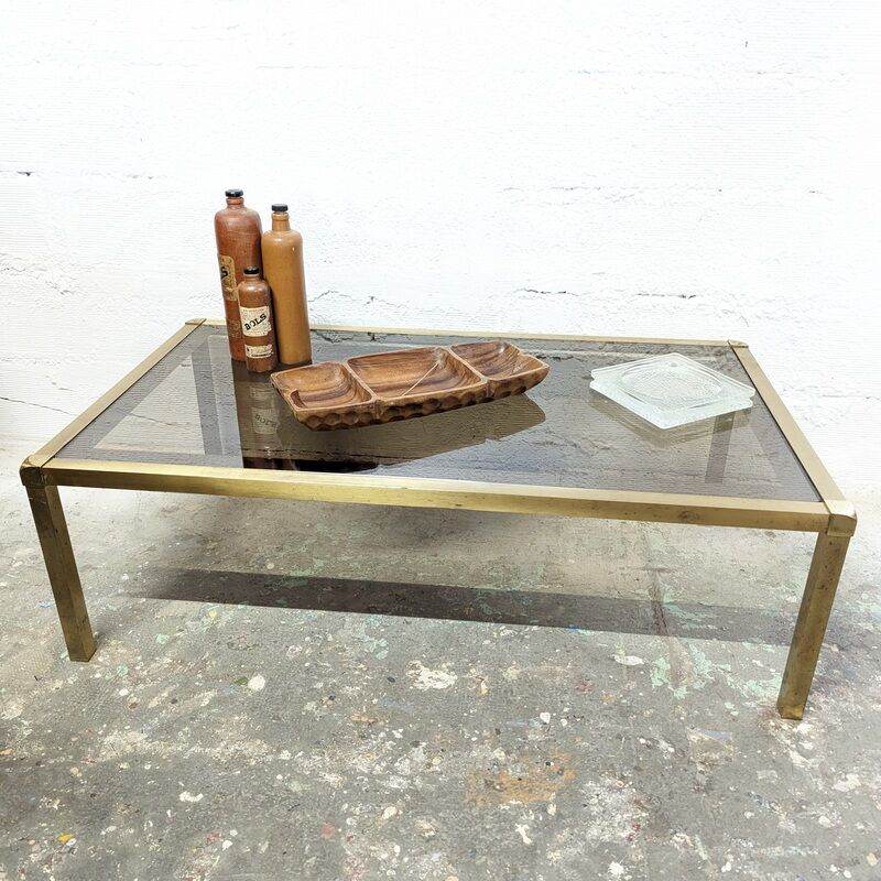 Golden coffee table
