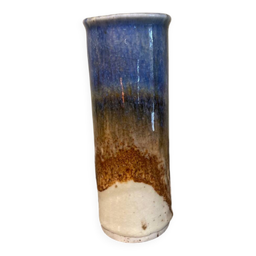 Handmade enameled vase