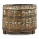 Weathered solid wood tray
