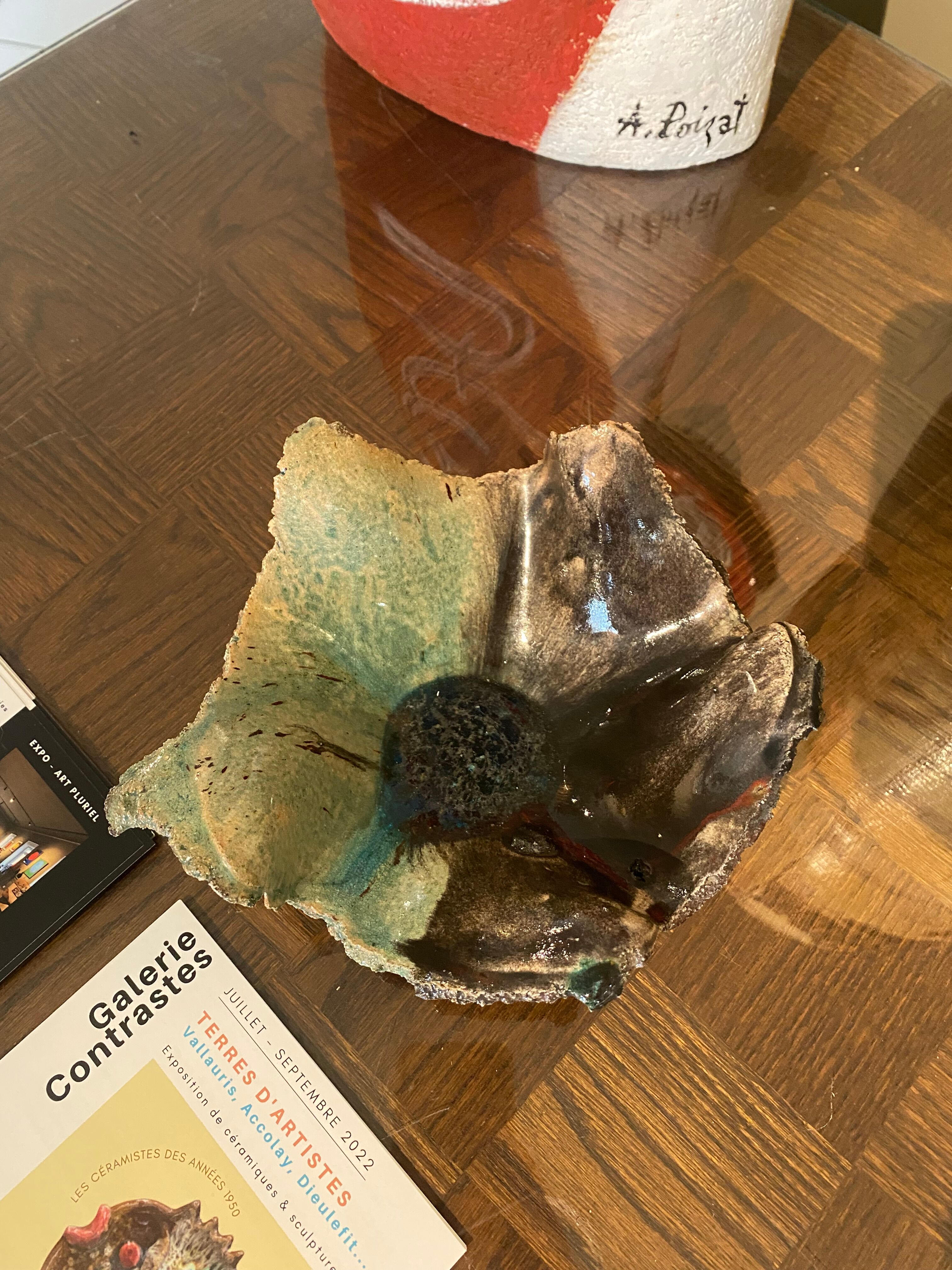 Raku cup 1980s