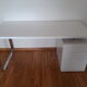 Bureau design laqué blanc