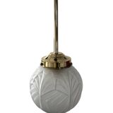Art Deco globe pendant light