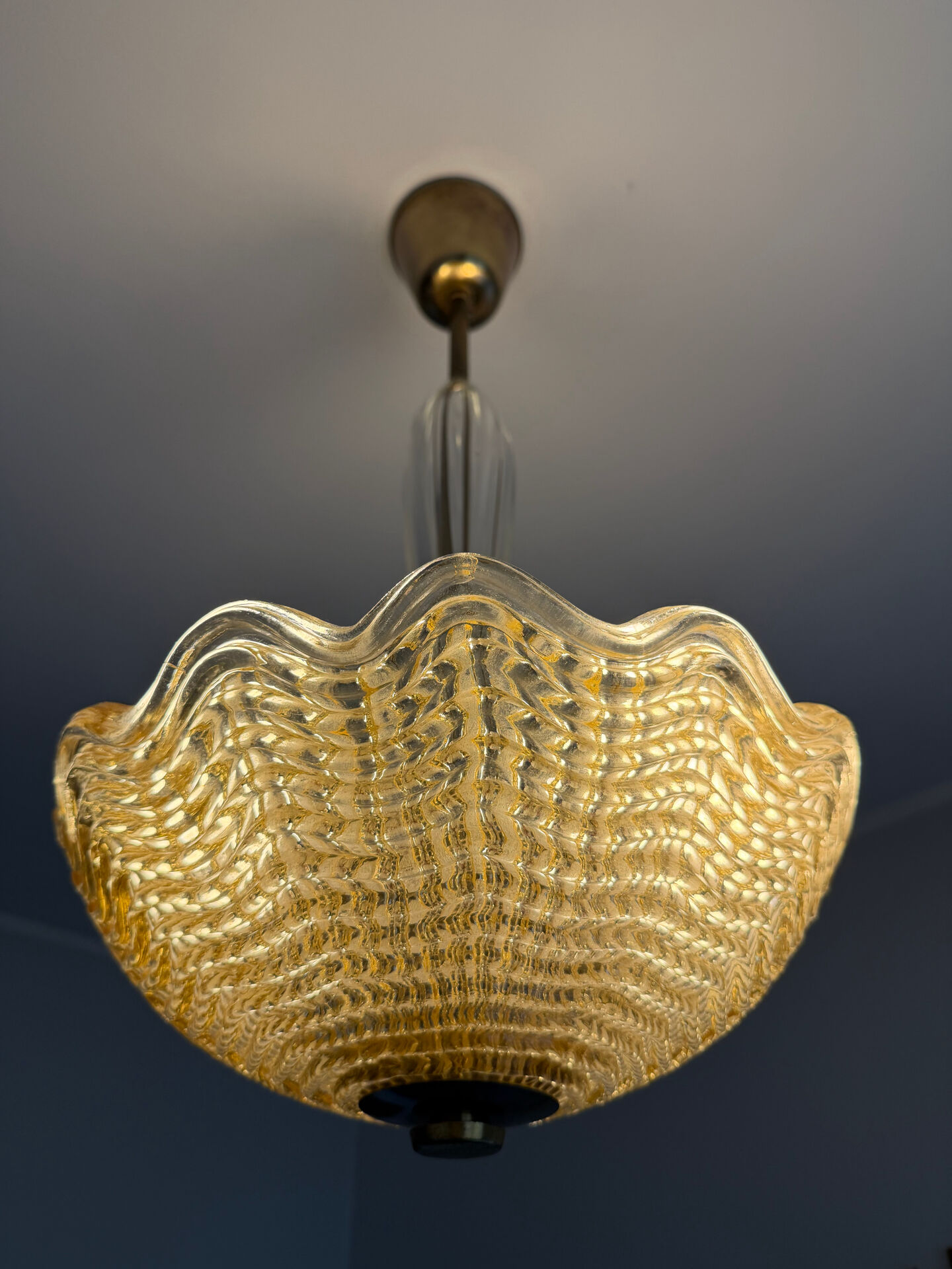 Swedish Carl Fagerlund designed 1950’s Ceiling Lamp