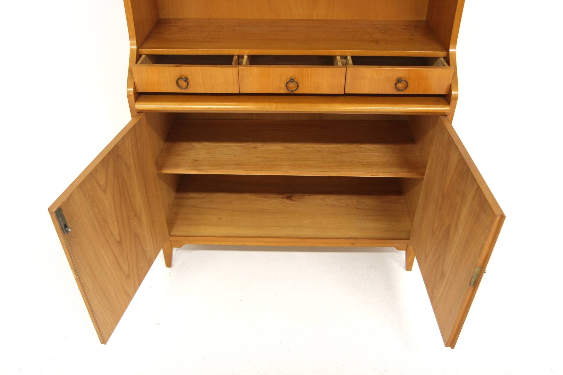 Scandinavian elm secretary, Swedish modern, Sweden, 1940