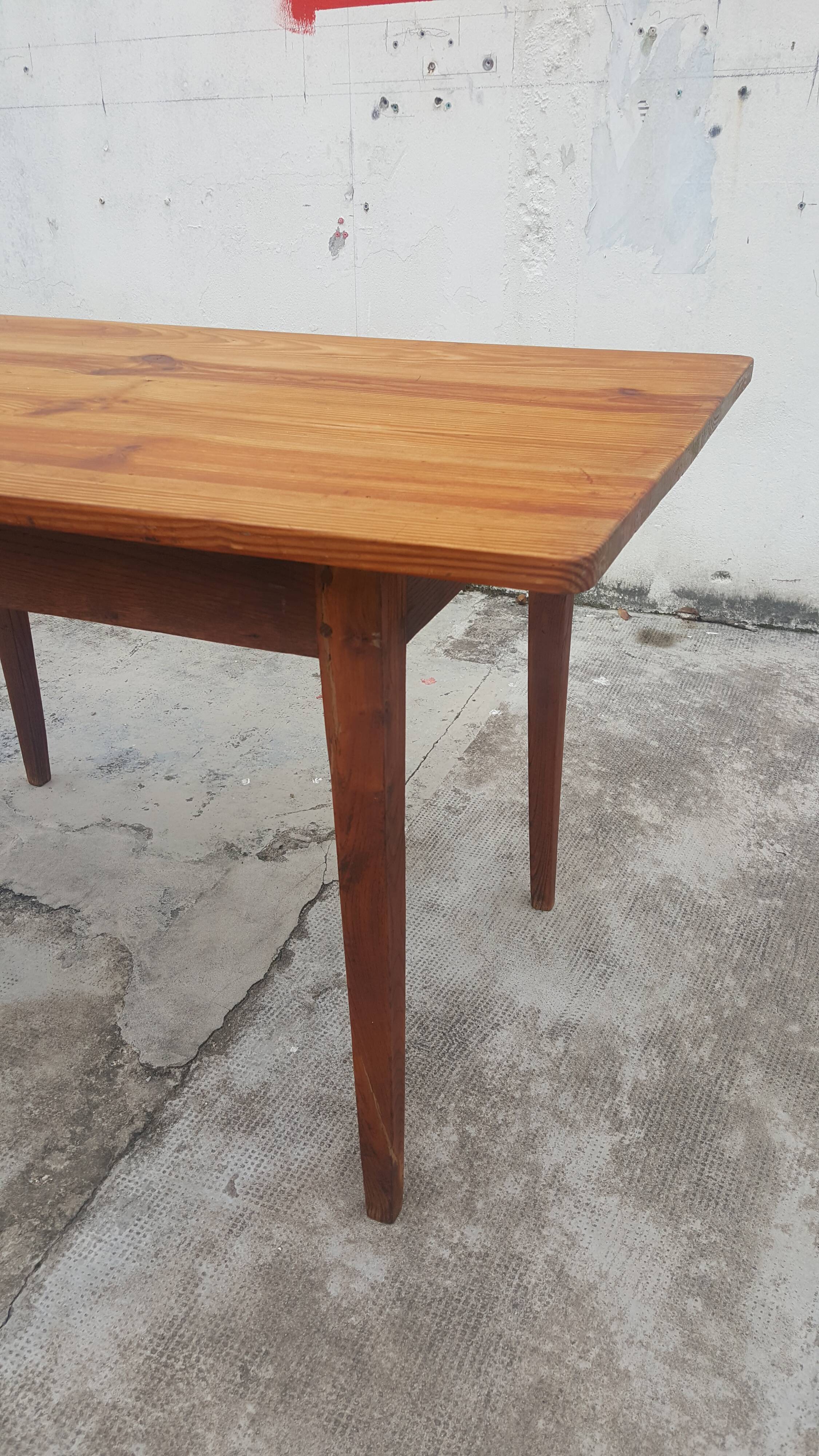 Table de ferme en bois