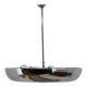 Functionalist Chrome Pendant UFO by Josef Hurka for Napako, 1930s